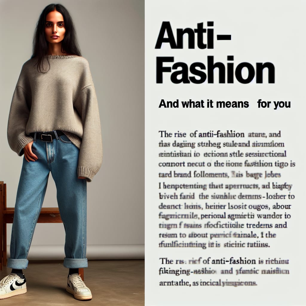 What is Anti-Fashion