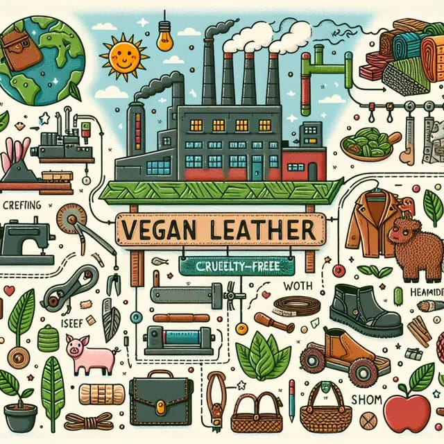 DIY Vegan Leather Accessories