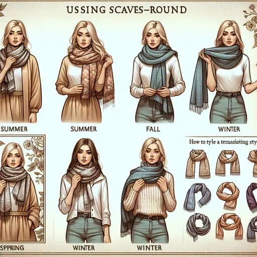 Styling Scarves for Seasons